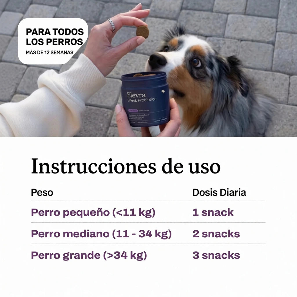 Snack Probiótico Perros